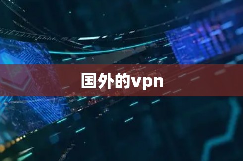 国外的vpn